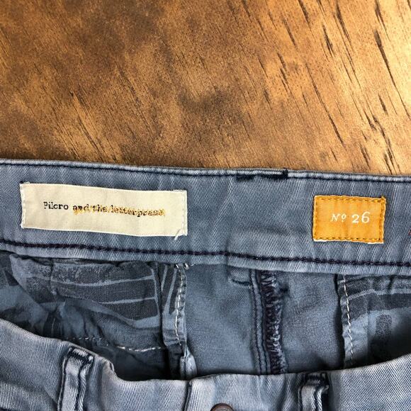 Pilcro and the Letterpress Womens Jeans Blue Grey Fit/Hyphen Straight Slim 26 - Picture 4 of 13